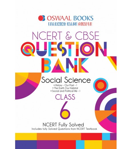 Oswaal NCERT and CBSE Question Bank Class 6 Social Science | Latest Edition CBSE Class 6 - SchoolChamp.net